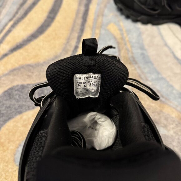 Balenciaga Track Sneaker Triple Black Mens Size 12 - Picture 6 of 7